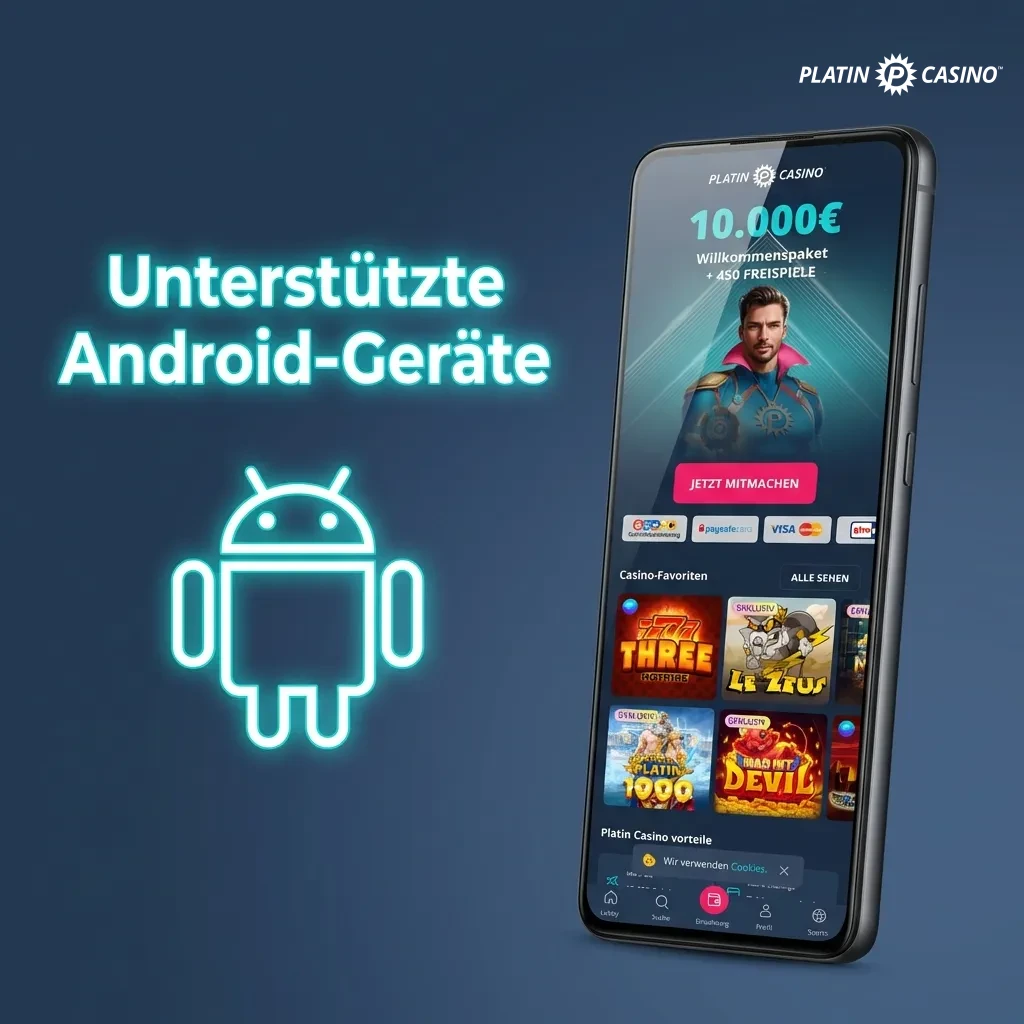 List of compatible Android smartphones including Samsung Galaxy, Google Pixel, OnePlus, Xiaomi, and other popular models.