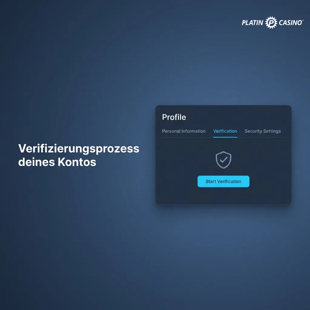 Schritt-für-Schritt-Anleitung zur Kontoverifizierung mit Dokumenten-Upload und Identitätsbestätigung