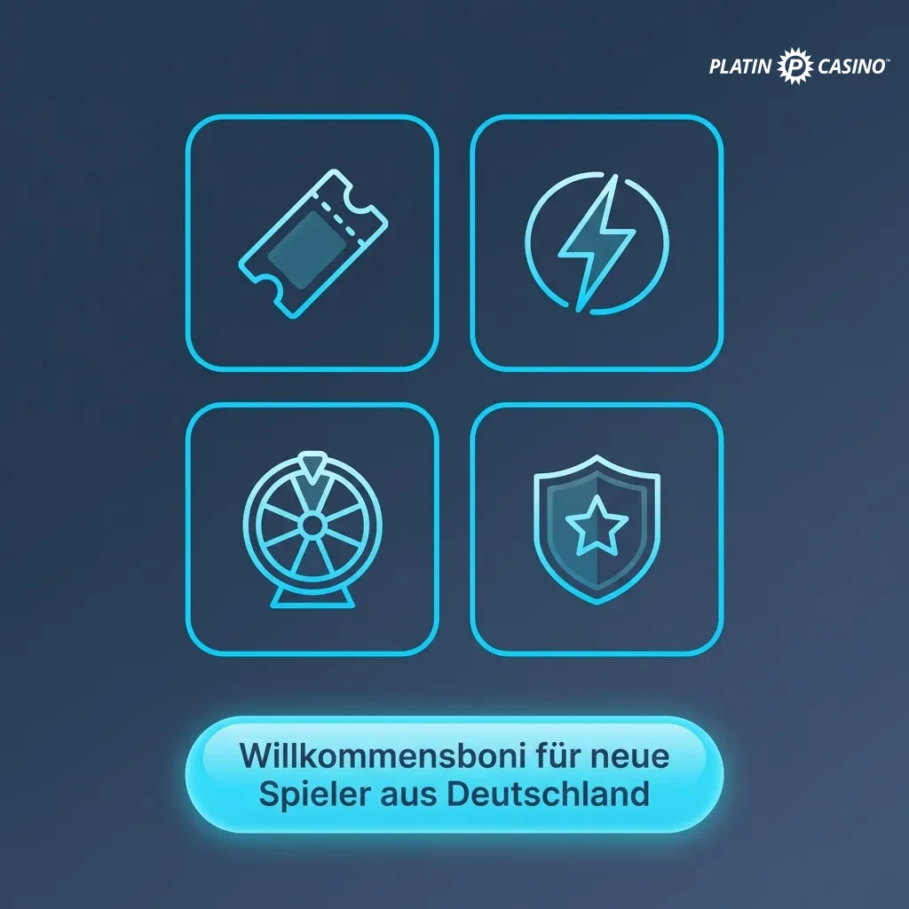 Welcome bonus offer for new German players showing casino and sports betting promotions with deposit bonuses up to €2,000.